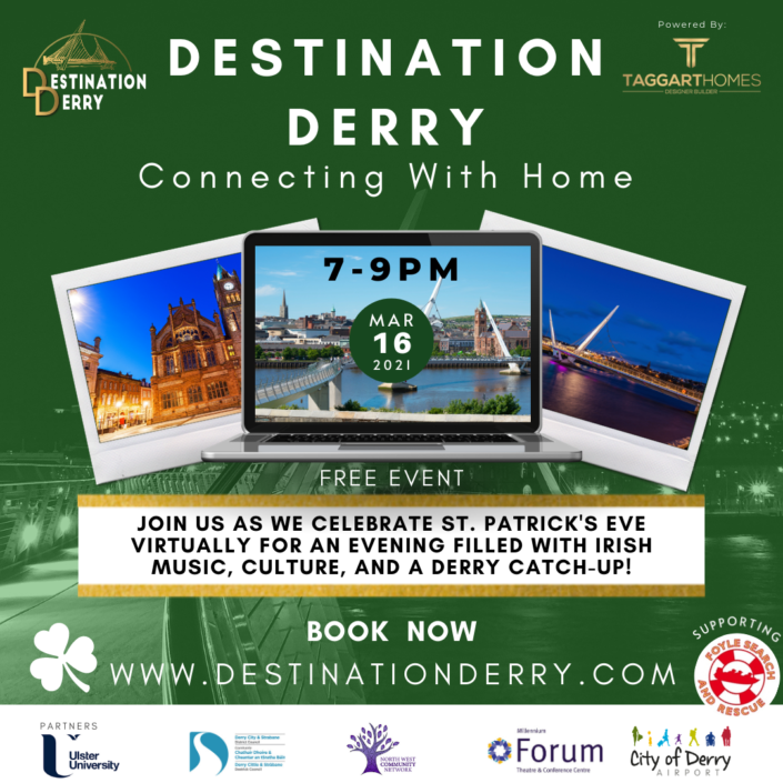 Destination Derry St Patricks virtual event